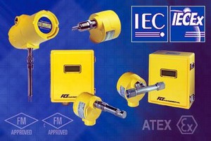 FCI Thermal Mass Flow Switches and Flow Meters Receive IEC Approval