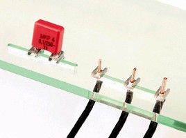 Spring Contact allows for solderless termination.