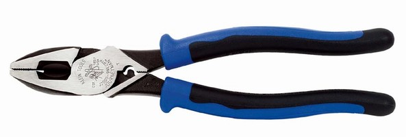 Pliers include tape pulling channel.