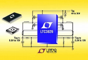 DC/DC Controller draws 30 -µA in automotive systems.