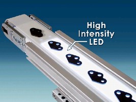 Backlit Conveyors utilize LEDs to illuminate parts.