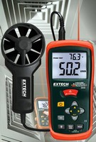 Thermo-Anemometer features built-in IR thermometer.