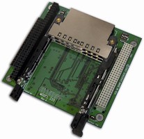 PC/104+ Adapter Board supports CardBus and PC cards.