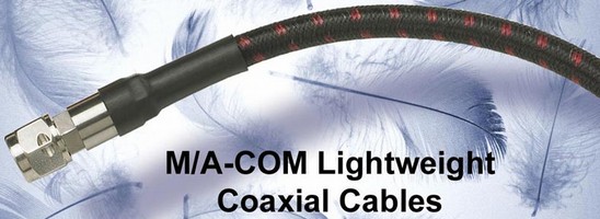 Lightweight Cables suit military airborne applications.