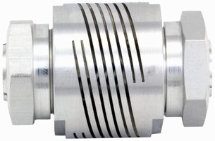 Couplings have adjustable design that facilitates use.