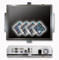 Open Frame Panel Computers feature 15 in. color TFT display.