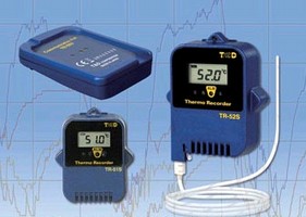 Portable Data Loggers feature waterproof construction.