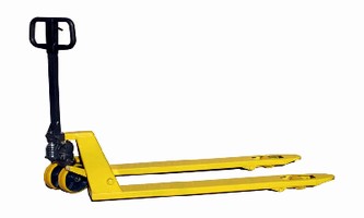 Pallet Truck features forged pump.