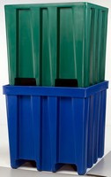 Material Totes offer industrial-strength security.