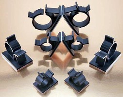 Cable Clamps accommodate various cable sizes and bundles.