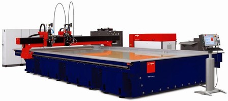 Waterjet Cutter is optimized for handling large sheets.