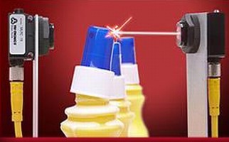 Miniature Laser Sensors provide 200 ft range.