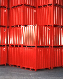 Bulk Storage Containers stack for added efficiency.