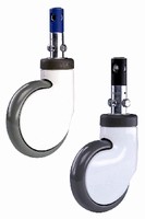 Swivel Casters feature total lock design.