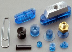 Miniature Vacuum Cups safely handle small parts.