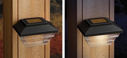 Solar Post and Stair Light is suited for outdoor use.