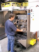 Parts Washing System handles complex machined parts.