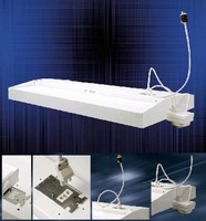 Fluorescent Luminaire offers energy conservation option.