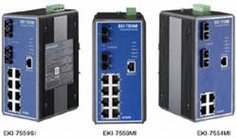 Ethernet Switches offer wide temperature range.
