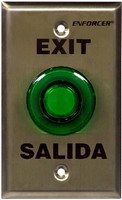 Request-to-Exit Button features green illumination.