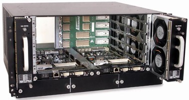 ATCA 5-Slot Shelf suits high-density computing applications.