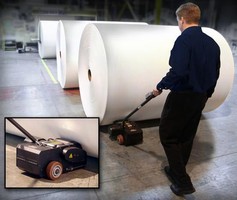 Roll Mover will not mark/damage large, soft-material rolls.
