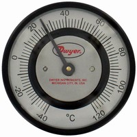 Bimetal Surface Thermometers mount to ¾ to 2 3/8 in. pipe.