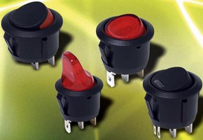 Snap-In Rocker Switches come in various actuator styles.