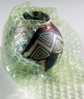 Air-Cushioning Bubble incorporates recycled material.