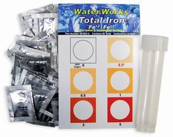 Water/Wastewater Test Kit determines iron concentrations.