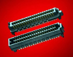 High-Speed Mezzanine Connectors feature 4-row architecture.