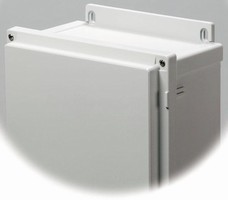 Wall-Mount Enclosures protect electrical equipment.