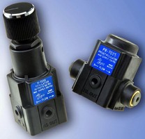 Precision Regulators feature metric ports.