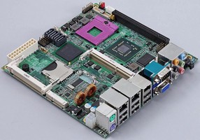 Mini-ITX Mainboard offers embedded development flexibility.