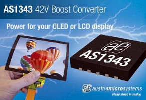 DC-DC Boost Converter offers micro-power consumption.