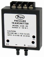 DP Transmitter features in-line, push-button calibration.