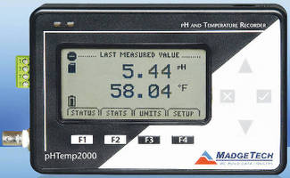 Temperature and pH Logger incorporates LCD.