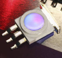 Compact RGB LED efficiently replaces 3 single-color LEDs.
