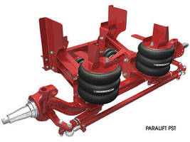 Steerable Lift Axle promotes weight savings and flexibility.