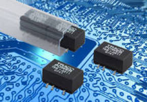 Isolated DC/DC Converters offer 1 W of output power.