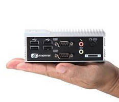 Fanless, Embedded Box Computer leverages Atom processor.