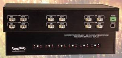 Fiber Optic Switch features independent channel operation.