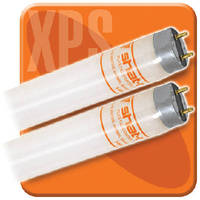 Safety-Coated Fluorescent Lamps have 36,000 hr rated life.