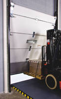 Cold Storage Dock Door withstands impacts from lift trucks.