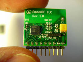 RF Transceiver adds wireless capabilities to user's product.