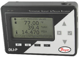 Data Logger instantly displays remote readings on LCD.