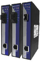 Industrial Switches convert Ethernet to fiber media.