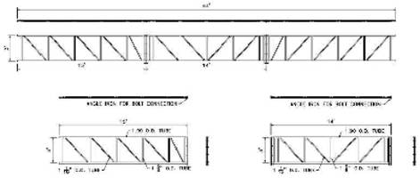 Three-Piece Truss offers modular, stable flexibility.