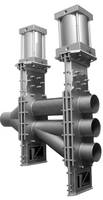 Line Diverters integrate with pneumatic conveying systems.