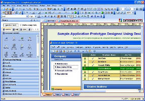 Software lets users create GUI mockups and prototypes.